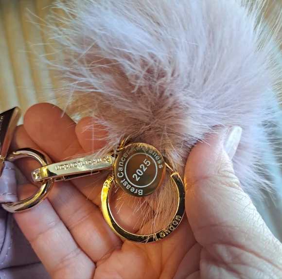 Pom Pom London Original Plus In Pink With Pink Suede On The Front NWOT - Picture 8 of 8